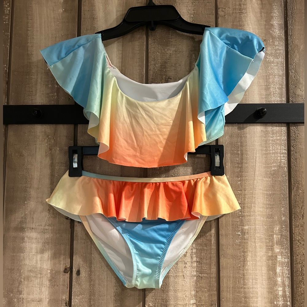 Girls Stella Cove ombré bikini, 12 - Picture 5 of 8